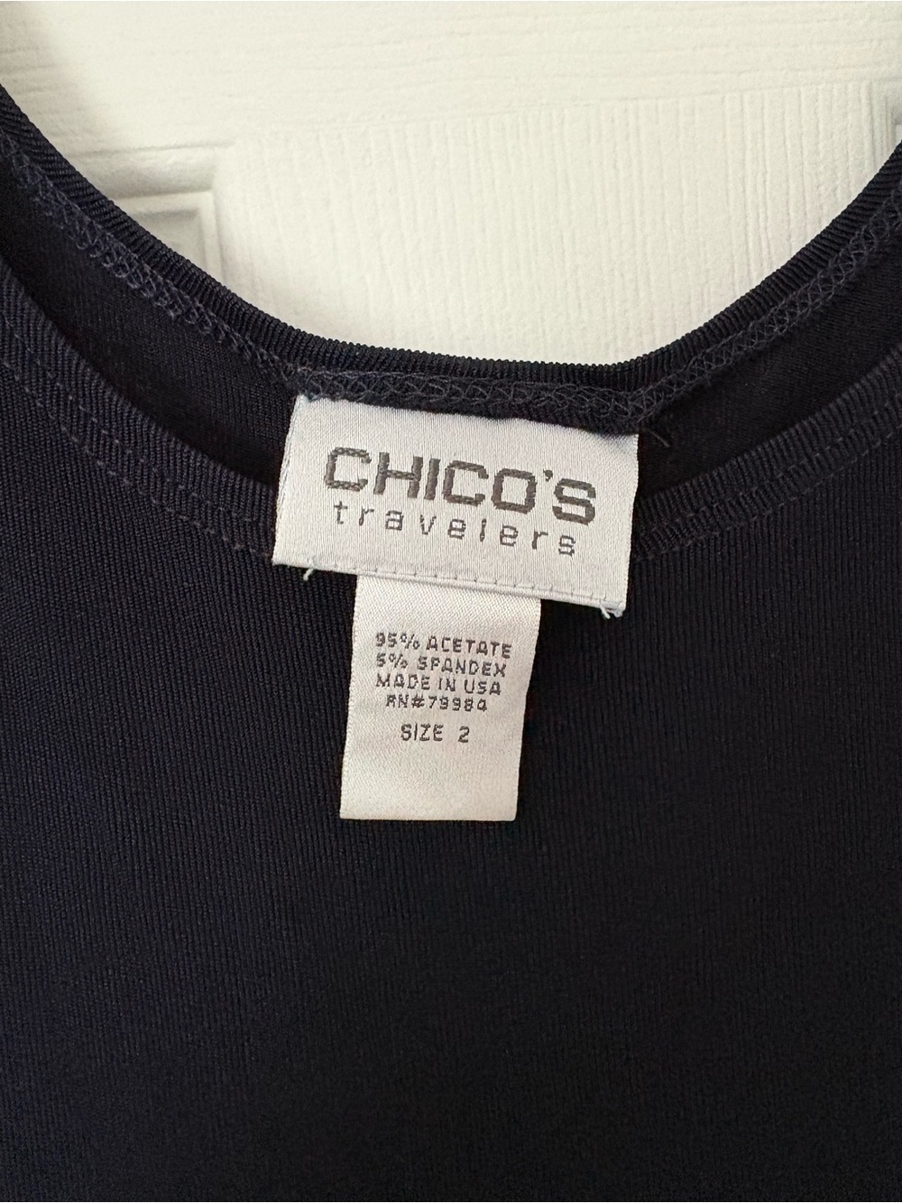 Chico's Black Scoop-Neck Sleeveless Maxi Dress - Picture 3 of 3